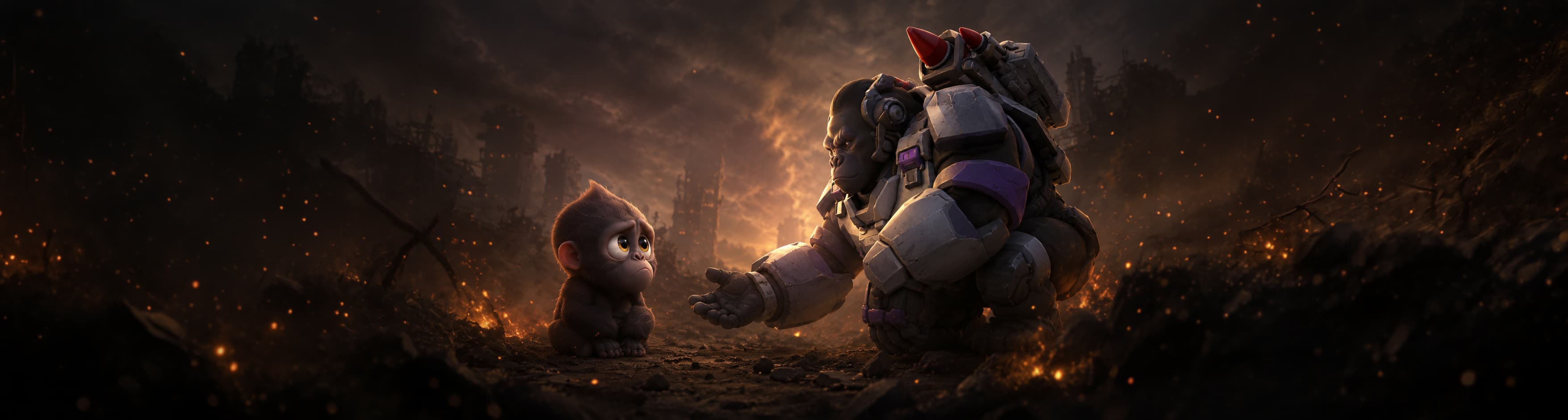 Overlord Gorilla logosu ve karakter görseli